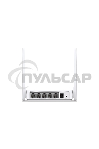 Маршрутизатор Mercusys MW305R Wi-Fi роутер 300 Мбит/с 2,4 ГГц, 1 порт WAN 10/100 Мбит/с + 4 порта LAN 10/100 Мбит/с, 2 фиксированные антенны