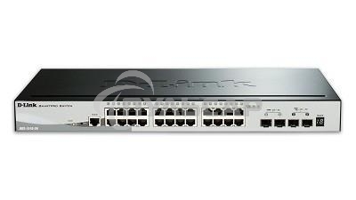 Сетевое оборудование D-Link DGS-1510-28P/A1A Управляемый стекируемый коммутатор SmartPro с 24 портами 10/100/1000Base-T с поддержкой PoE, 2 портами 1000Base-X SFP и 2 портами 10Gb,ase-X SFP+