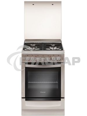 Плита комбинированная Gefest ПГЭ 5102-03 0027 серый, конфорок 4 шт, духовка 55 л, 50 см x 85 см x 58.5 см