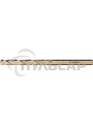 Сверло по металлу ЗУБР КОБАЛЬТ 4.0х75мм, сталь Р6М5, класс А