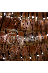 Гирлянда Neon-night Сеть 2х2х1.5 м, свечение с динамикой, прозрачный ПВХ, 136 LED, 230 В, цвет свечения белый