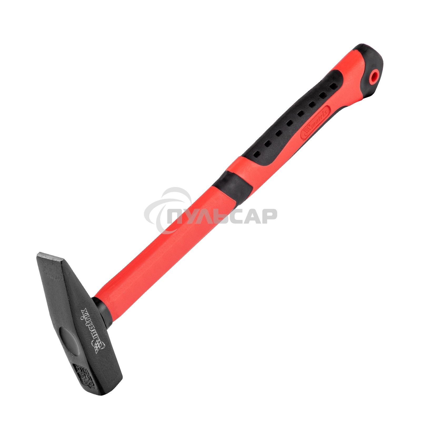 Молоток слесарный Matrix, 200 г, фибергласовая обрезиненная рукоятка