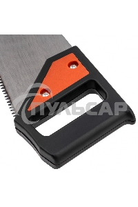 Ножовка по дереву Sparta 500 мм, 5-6 TPI, каленый зуб, пластиковая рукоятка