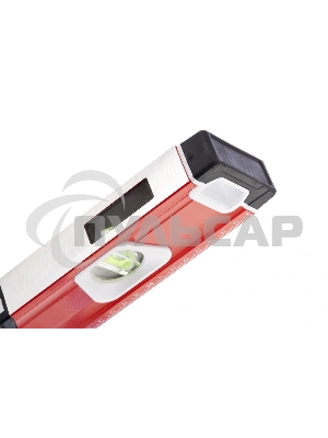 Алюминиевый магнитный фрезерованный уровень Matrix 3 глазка, 1500 мм