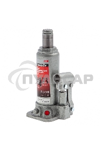 Домкрат Matrix бутылочный 3т h подъема 194–372мм в пласт. кейсе