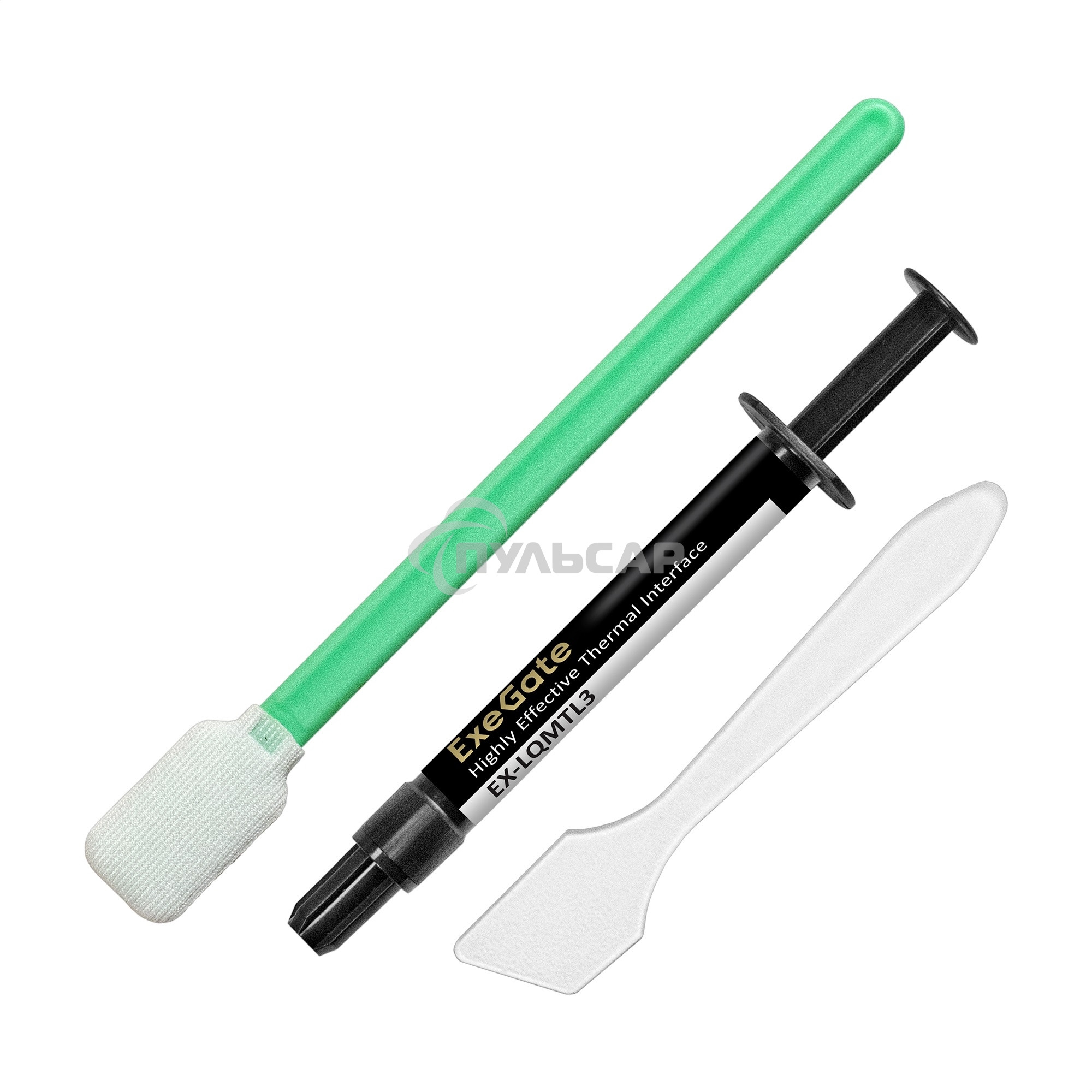 Жидкий металл ExeGate EX-LQMTL3 (79 Вт/(м•К), 3г, шприц с лопаткой)