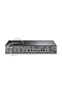 Коммутатор TP-Link JetStream 10-Port Gigabit Smart Switch with 8-Port PoE+, 8× Gigabit PoE+ Ports, 2× Gigabit SFP Slots, 802.3at/af, 150 W PoE Power, 1U 13-inch Rack-mountable Steel CaseIntegration with Omada SDN Controller, 802.1Q VLAN, STP/RSTP/MSTP, IG