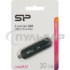 Флешка USB 32 Gb Silicon Power LuxMini 320, USB 2.0, Зеленый