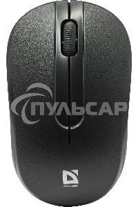 Мышь беспроводная Defender Datum MM-285 черный, 1600 dpi, радиоканал, USB, кнопки - 3