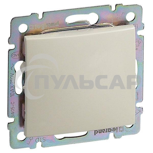 Механизм переключателя 1-кл. СП Valena проходн. на 2 напр. сл. кость Leg 774306