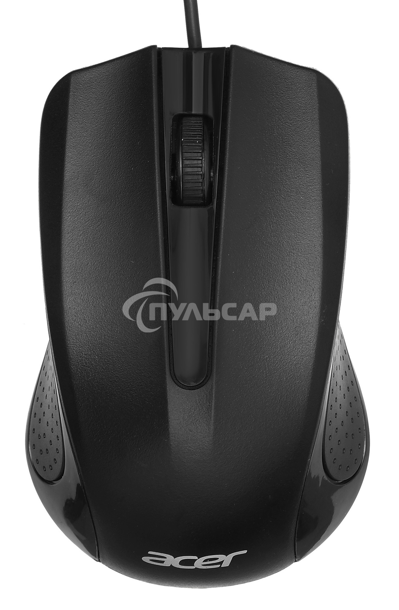Мышь проводная Acer OMW010 черный, 1200 dpi, USB, кнопки - 3