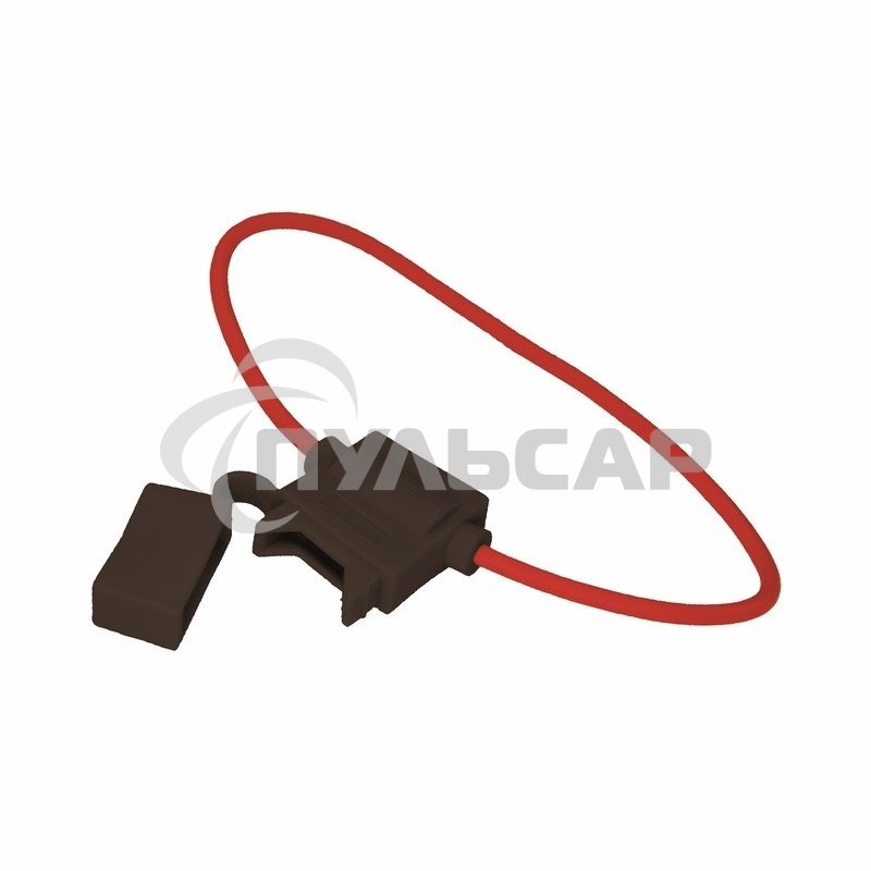 Держатель предохранителя типа стандарт прямоугольный черный Rexant