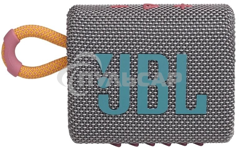Портативная акустика JBL GO 3, серый