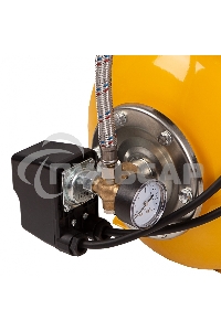 Насосная станция PS1100С, 1100 Вт, 4500 л/ч, ресивер 24 л, подъем 46 м, чугун Denzel