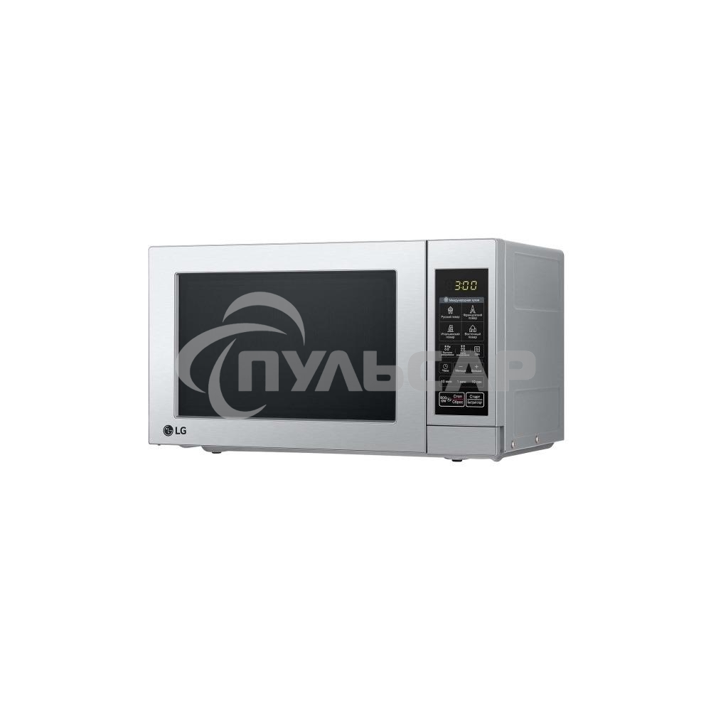 Микроволновая печь LG MS2044V серебристый, 20 л, 700 Вт, переключатели - сенсор