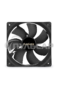 Вентилятор для корпуса ExeGate EX12025S2P черный, 120 мм, 1500 об/мин, 24 дБ, 2 pin