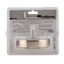 Сверло по керамической плитке и стеклу, 110 х 55 мм, 6 гр.хв-к, с центр. сверлом Сибртех