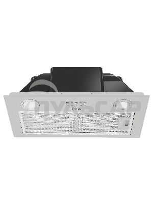 Вытяжка встраиваемая Evelux Margit 60 W белый, 53 см, 750 м³/ч, 52 дБ