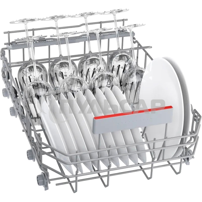 Встраиваемая посудомоечная машина Bosch SPV4HMX55Q, черный, 44.8 см, 10 компл., 45 дБ, класс A+