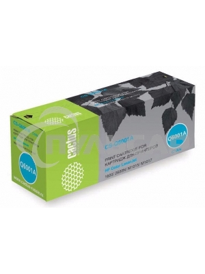 Картридж лазерный Cactus CS-Q6001A голубой (2000 стр.) для HP 1600/2600N/M1015/M1017