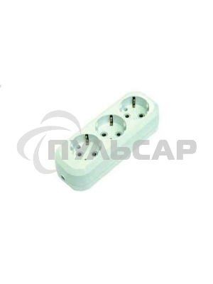 Колодка удлинителя 3 гнезда с заземлением MAKEL MGP131