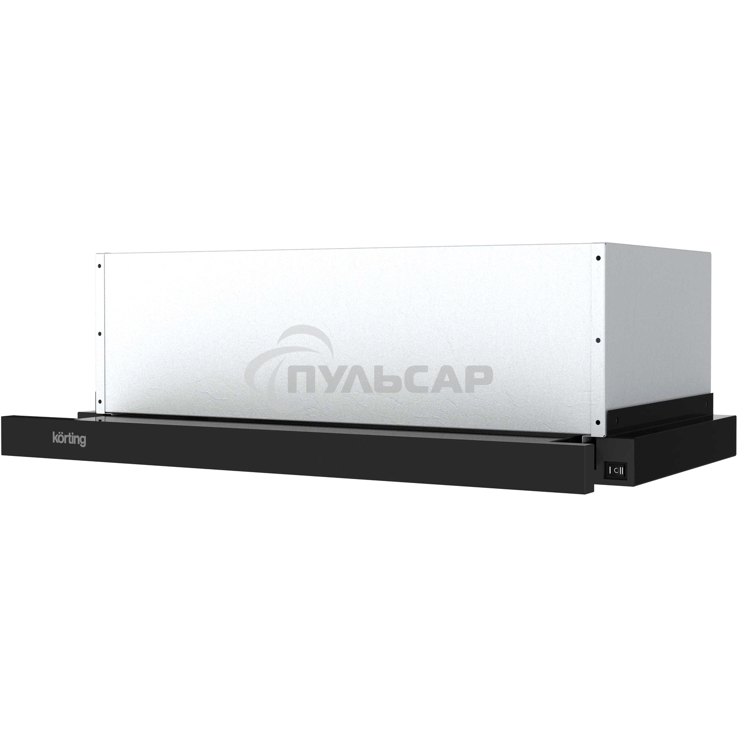 Вытяжка телескопическая Korting KHP 6512 N черный, 59.5 см, 550 куб. м/ч, 54 дБ