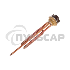 Нагревательный элемент для бойлера, ТЭН, RCT-2500 Вт, фланец М6, 42 мм, с терморегулятором 70 градусов и уплотнительным кольцом