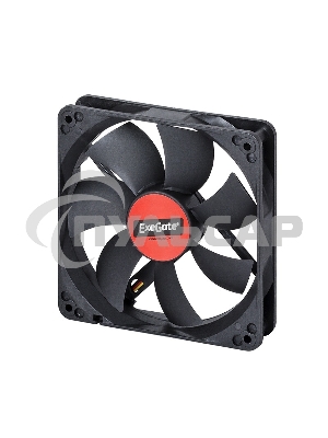 Вентилятор для корпуса ExeGate EX12025S3P черный, 120 мм, 1500 об/мин, 24 дБ, 3 pin