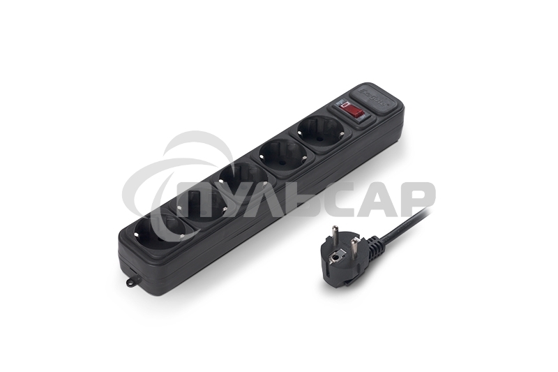 Сетевой фильтр ExeGate EX221175RUS SP-5-1.8B (5 розеток, 1.8м, евровилка, черный)