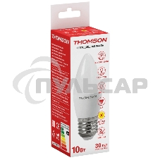 Лампа светодиодная Hiper THOMSON LED CANDLE 10W 800Lm E27 3000K TH-B2023