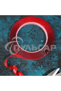 Двухсторонний скотч прозрачный 9мм 5м Rexant (09-6509)