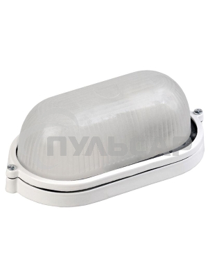 Светильник НПП 1401 60Вт E27 IP54 бел. овал ИЭК LNPP0-1401-1-060-K01