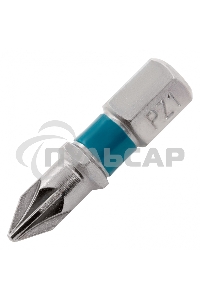 Набор бит GROSS РZ1x25, сталь S2, 10шт 11339