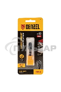 Борфреза по металлу твердосплавная, овальная, тип-E, 12 мм Denzel