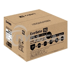 Стабилизатор напряжения ExeGate Expert Turbo AST-8000 (8000ВА, вход 80-260В, цветной дисплей, выход 220В±8%, КПД 98%, 5 уровней защиты, задержка, усиленный метал. корпус, 2*Schuko+клем.колодка, RTL)