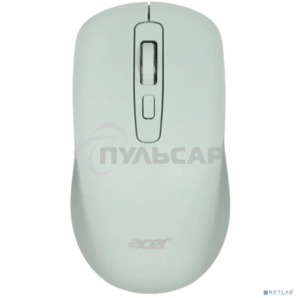 Мышь беспроводная Acer OMR309 зеленый, 1600 dpi, радиоканал, USB, кнопки - 4
