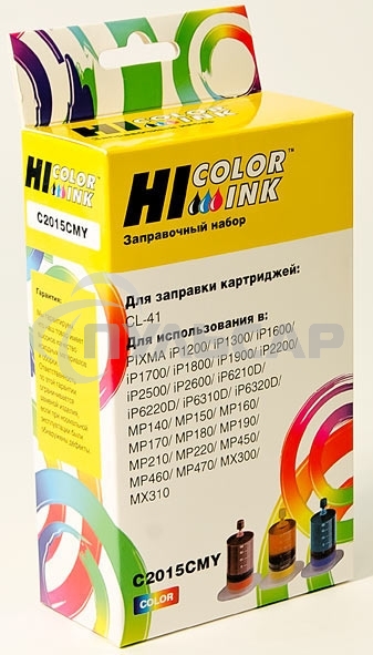 Заправочный набор CanonCL-41 3x20ml, color(Hi-Black) NEW