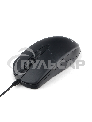 Мышь проводная Гарнизон GM-220 черный, 1000 dpi, USB, кнопки - 3