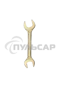 Ключ гаечный рожковый Rexant 24х27 мм, желтый цинк