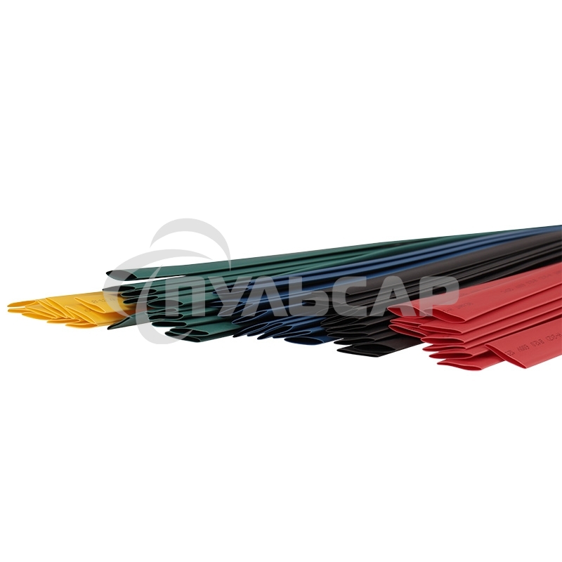 Термоусаживаемые трубки Rexant 12,0/6,0 мм, набор пять цветов, упаковка 50 шт. по 1 м