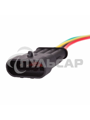 Автомобильный разъем штекер с проводом 20 см (3-контактный) DJ7031-1.5-11