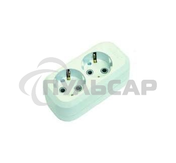 Колодка удлинителя 2 гнезда с заземлением MAKEL MGP111