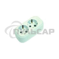 Колодка удлинителя 2 гнезда с заземлением MAKEL MGP111