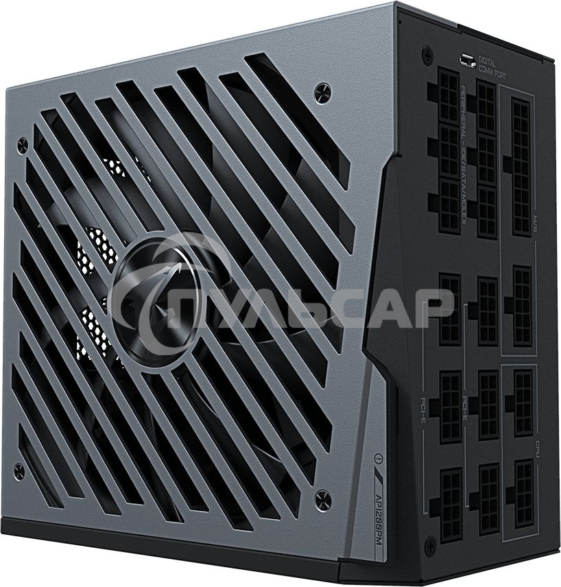 Блок питания Gigabyte GP-AP1200PM, 1200Вт, 80 PLUS Platinum, 140мм, модульный, черный