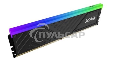 Оперативная память XPG Spectrix D35G RGb, 8Gb (1x8Gb), DDR4, 3200MHz, CL16, DIMM, с радиатором, черный, RGb