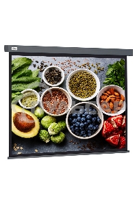 Экран Cactus 150x150см Wallscreen CS-PSW-150X150-SG 1:1 настенно-потолочный рулонный серый