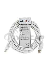 Кабель TELECOM USB2.0 A to B (5.0м)