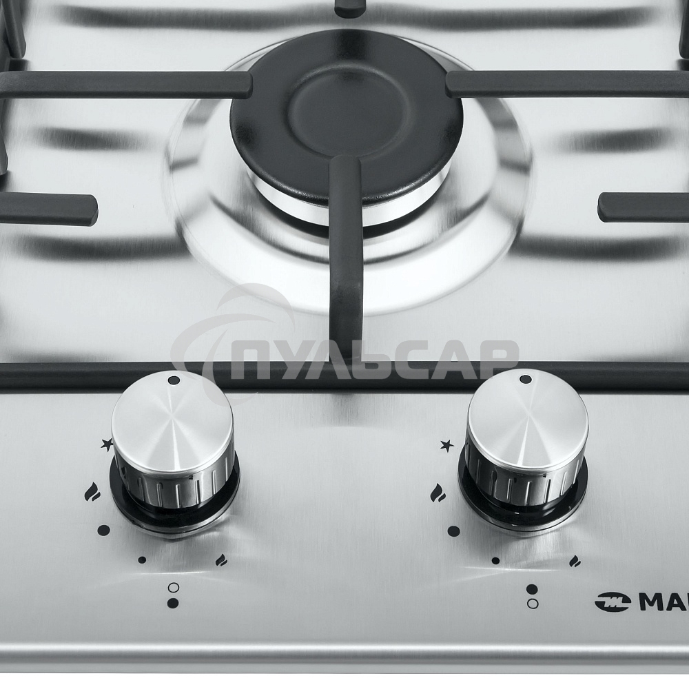 Газовая варочная панель Maunfeld EGHS.32.3ES/G, нержавеющая сталь
