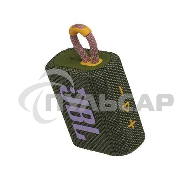 Портативная акустика JBL GO 3, зеленый