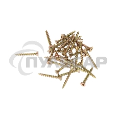 Саморез оконный KRANZ острый, 4.1х30, желтый цинк, упаковка поставщика ( 10 000 шт. )